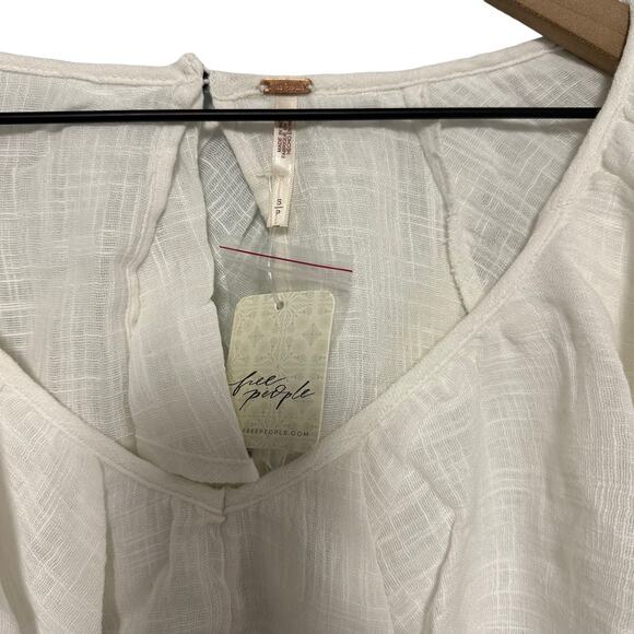 Free People Zuri Blouse in Ivory - Picture 7 of 11